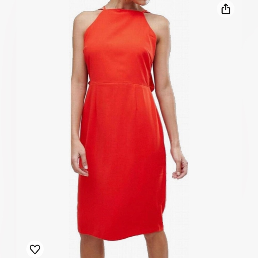Adelyn Rae Women's Spaghetti Strap Midi Dress